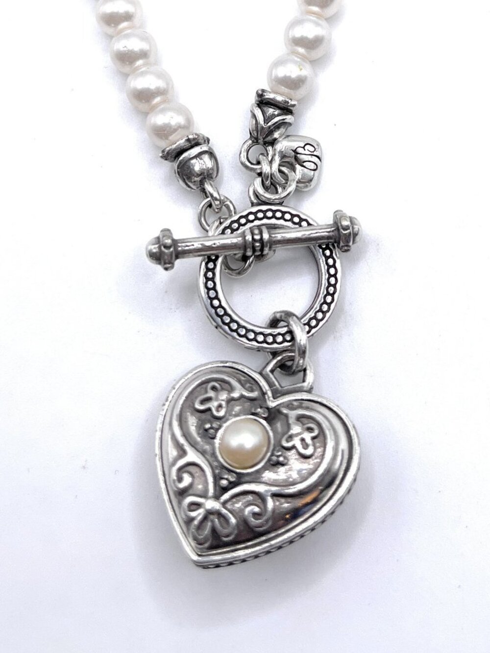 Brighton Pearl Heart Necklace - 4222